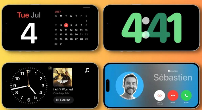 邵阳苹果手机维修分享iOS17横屏充电待机显示有什么好处 