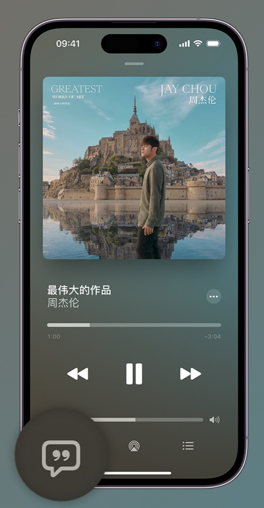 邵阳iphone维修分享如何在iPhone上使用Apple Music全新唱歌功能 