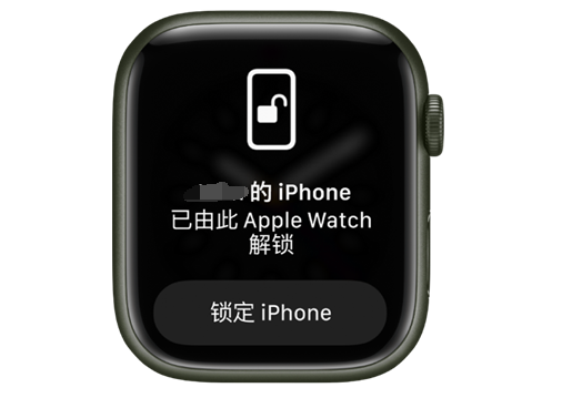 邵阳苹果手机维修分享用 AppleWatch 解锁配备面容 ID 的 iPhone方法 