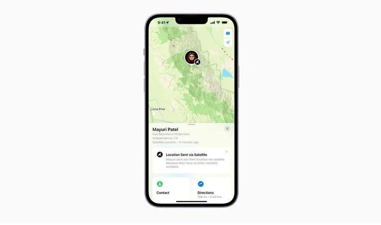 邵阳苹果14维修分享iPhone14系列中 FindMy功能通过卫星分享位置方法教程 