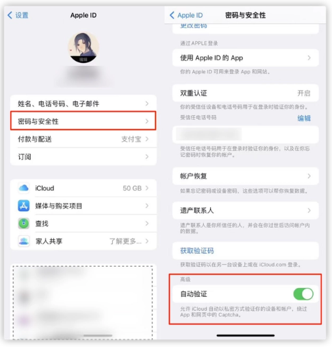 邵阳苹果手机维修分享iOS 16 自动验证功能开启方法 