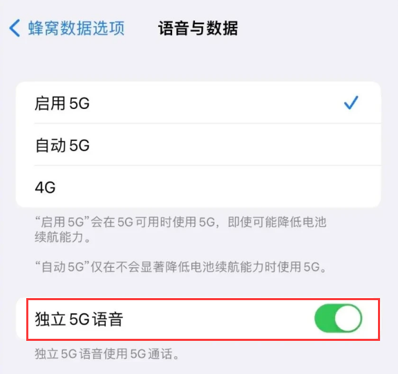 邵阳苹果14维修分享iPhone 14 Pro如何开启VoNR 