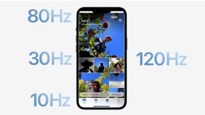 邵阳苹果14维修分享iPhone 14有高刷吗 