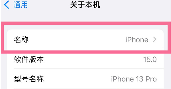 邵阳苹果13维修分享iPhone 13热点名字设置教程 